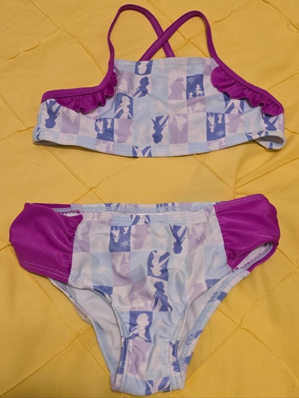 Disney Frozen Girls Two Piece Swimsuit